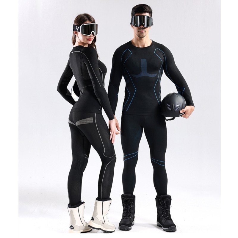 Thermal Long John - 男性少年スキー下着セットフィットネストレーニングサーマルジムスキースノーボードハイキングスポーツランニングヨガエクササイズスーツロングジョンズ C06