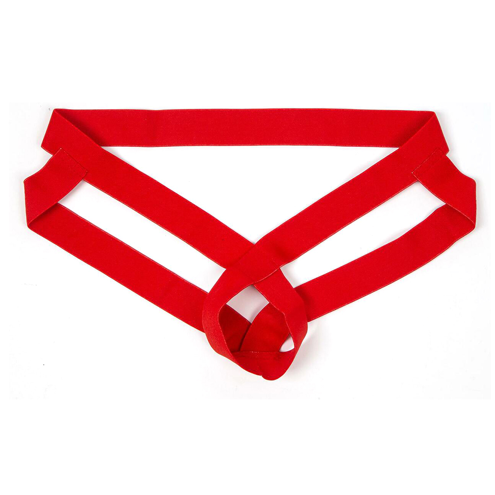 Jockstrap Athletic - メンズコックリングセクシーな時間持続下着穴ポーチGストリングオープンバットエロティックランジェリー包帯ストラップパンティーポルノパンツ
