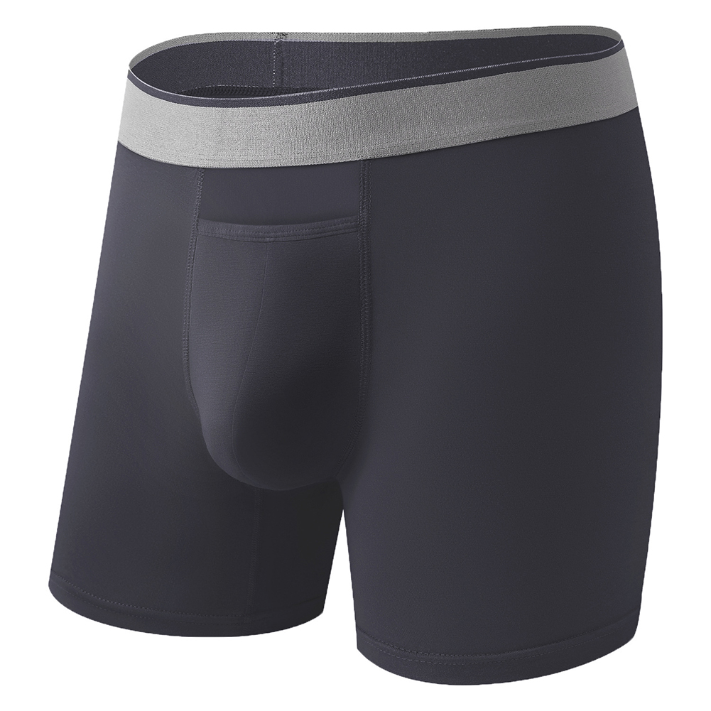 1pc 男性ロングレッグショーツソフト上部開口部ポーチボクサ - Bamboo Fiber Trunk のレビューと価格