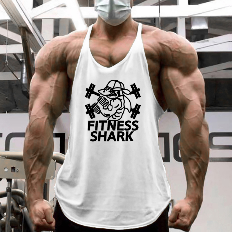 メンズコットンランニングベスト ジムフィットネスタンクトップ - Sleeveless Undershirt のレビューと価格