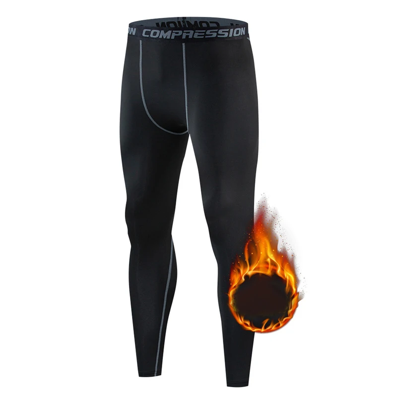 男性ロングジョンズ熱肌に優しい圧縮下着冬暖かい長ズボン男性ソ - Compression Long Pant のレビューと価格