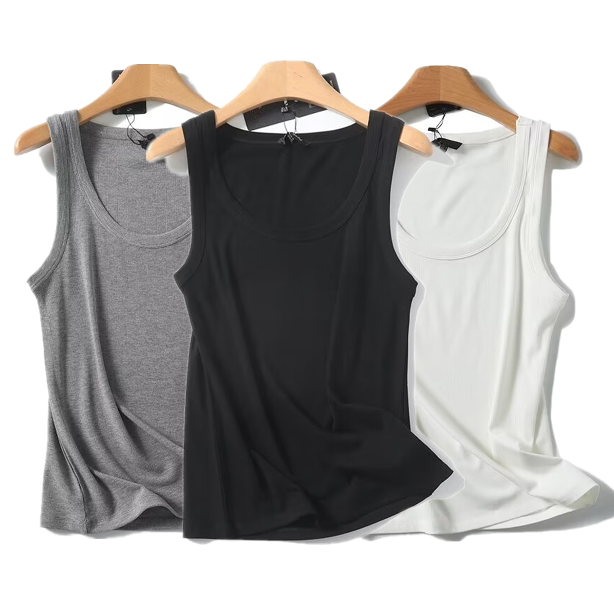 Maxdutti-女性のためのスリムなリブ付きベスト,モダン - Tank Top Ribbed のレビューと価格