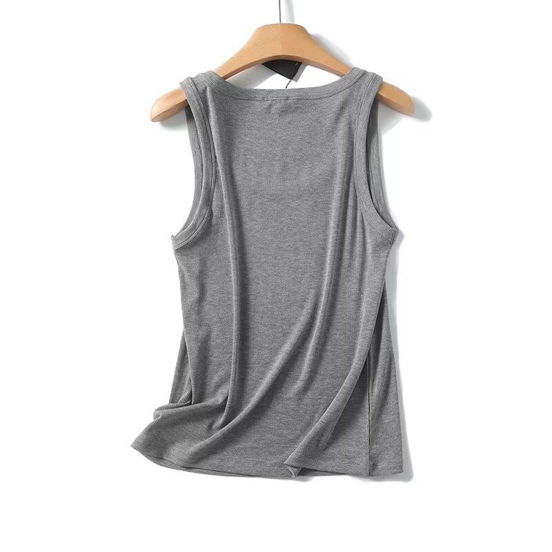 Maxdutti-女性のためのスリムなリブ付きベスト,モダン - Tank Top Ribbed のレビューと価格