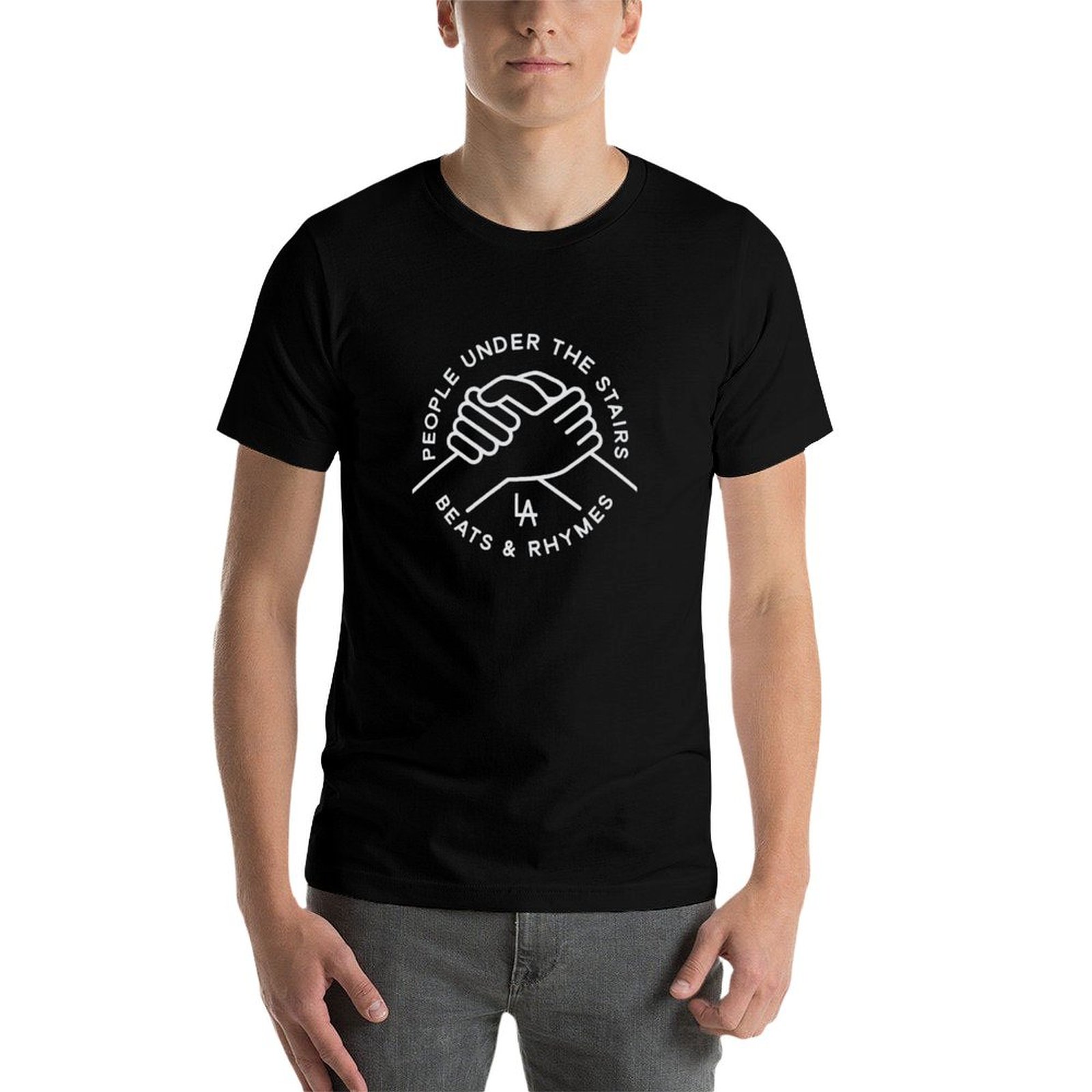 People Under The Stairs ハンドシェイ - Undershirt Crew Neck のレビューと価格