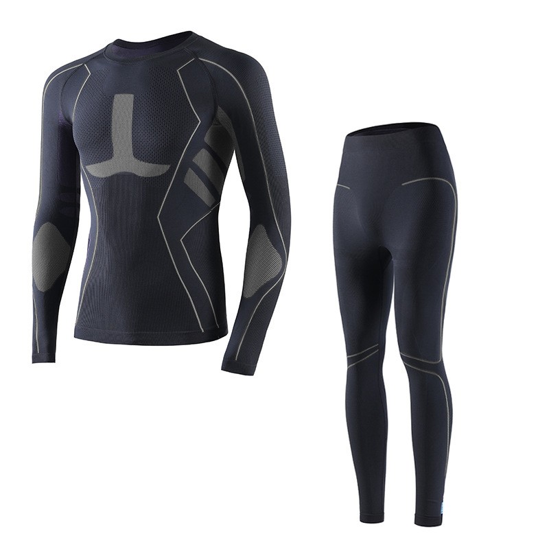 男性少年スキー下着セットフィットネストレーニングサーマルジム - Thermal Long John のレビューと価格