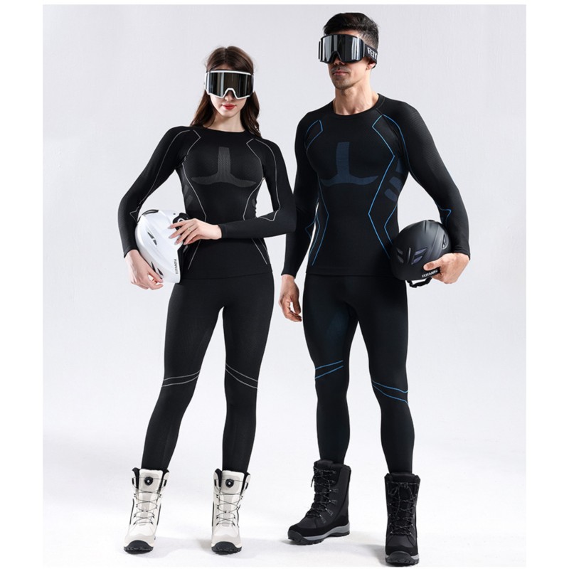男性少年スキー下着セットフィットネストレーニングサーマルジム - Thermal Long John のレビューと価格